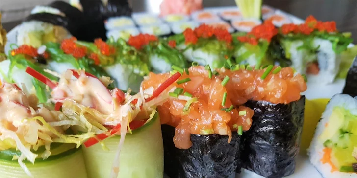 Sushi set (34 kúskov) v TOP Reštaurácii SUSHIHANIL