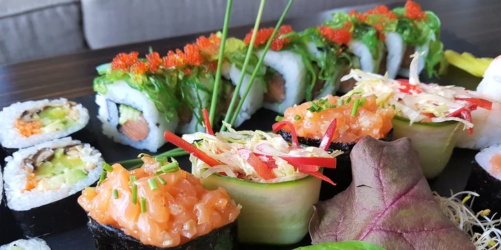 Sushi set (34 kúskov) v TOP Reštaurácii SUSHIHANIL