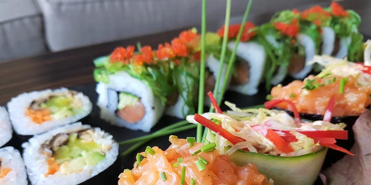 Sushi set (34 kúskov) v TOP Reštaurácii SUSHIHANIL
