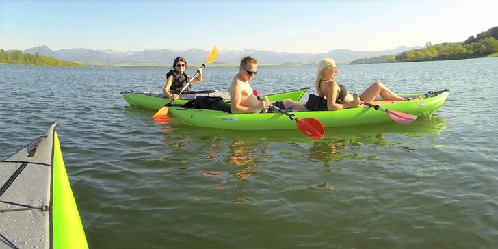 Prenájom paddleboardu či člnu na Liptovskej Mare