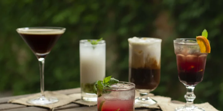 Miešané drinky v Kafíčko BY CAFFE 4U!