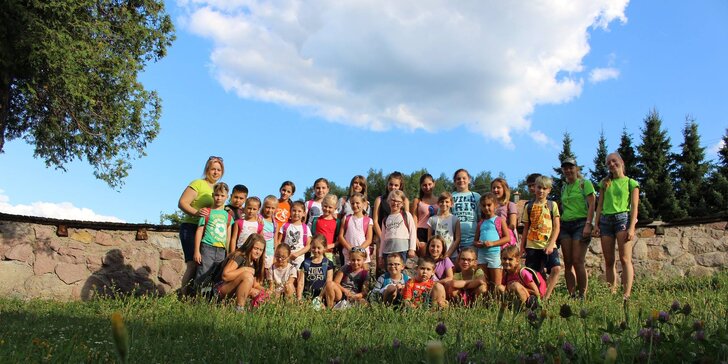 Kreatívno dobrodružný letný tábor v Štiavnických vrchoch "Fantázia nemá hranice"