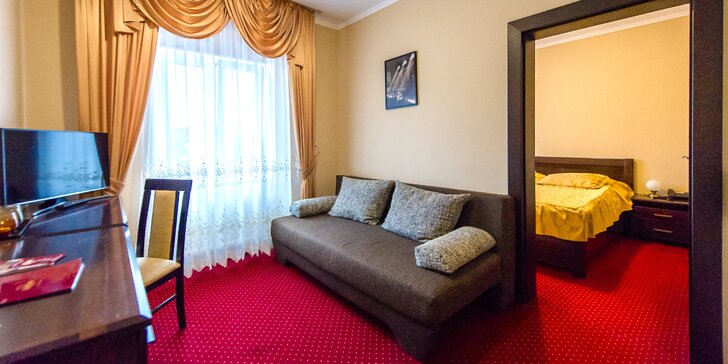 Pobyt pre dvoch alebo rodinu v centre Liptova v Hoteli EUROPA***