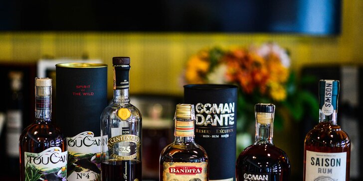 Exkluzívna degustácia 6 svetových rumov v Slainte - Fine spirits