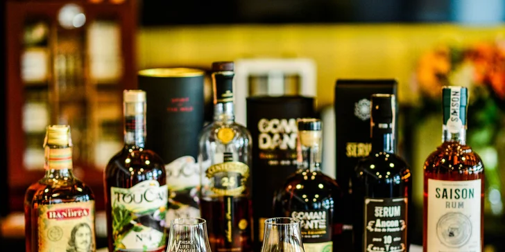 Exkluzívna degustácia 6 svetových rumov v Slainte - Fine spirits