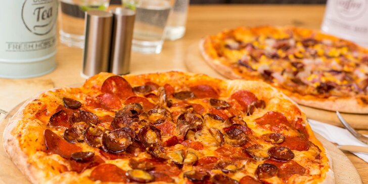 Pizza 1+1 zdarma s rozvozom alebo so sebou v Simpl Food Delivery