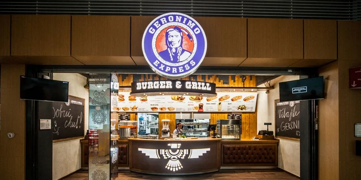 Kebab s prílohou a nápojom v Geronimo – osobný odber