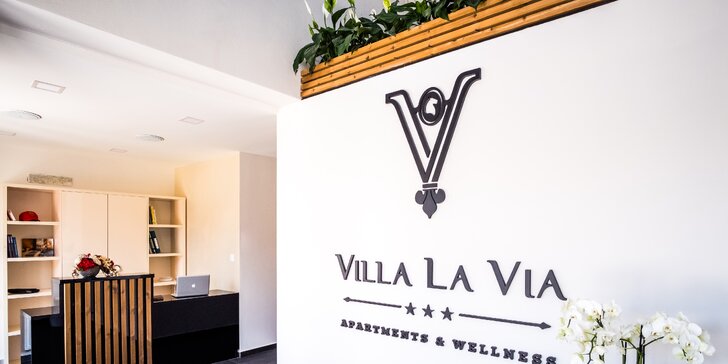 Božský oddych s wellness v modernom prostredí penziónu Villa La Via***