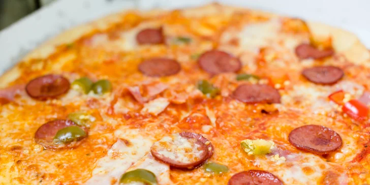 2× alebo 3× Pizza Euro na donášku-IBA NOČNÝ ROZVOZ alebo take away