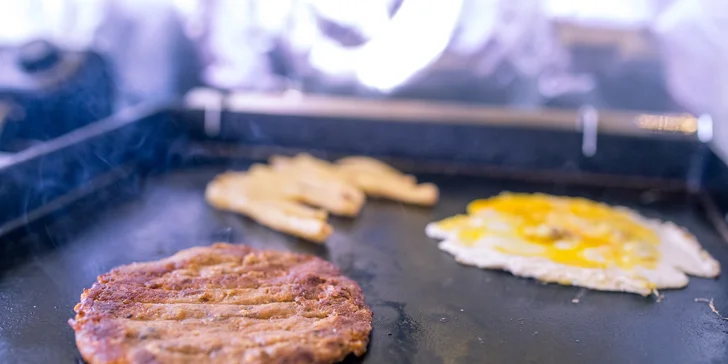 Netradičný Combo Burger v tortille