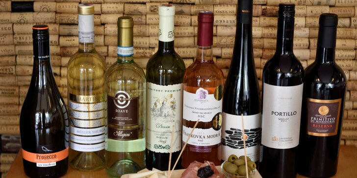 Ochutnávka vín s možnosťou sabráže vo vinotéke WINE EXPERT