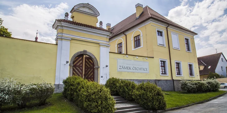 Relax na Zámku Čechtice s polpenziou, vstupom do sauny i športom