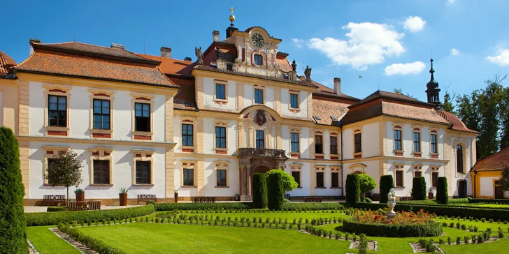 Relax na Zámku Čechtice s polpenziou, vstupom do sauny i športom