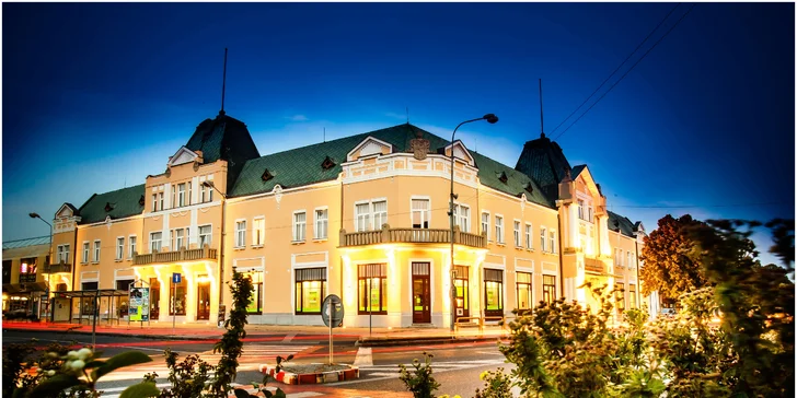 Výnimočný pobyt s polpenziou a wellness v historickom hoteli Lev