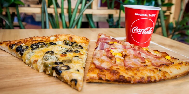 2 kúsky pizze s osviežujúcim nápojom v Don Papa's