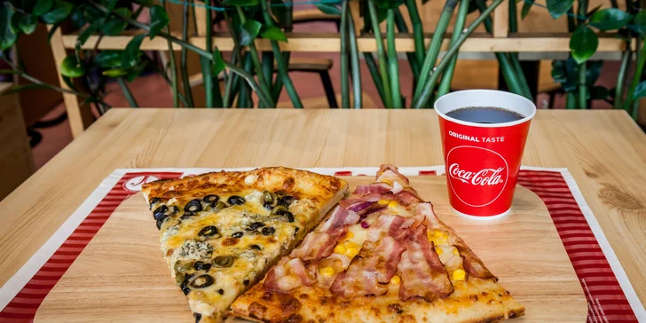 2 kúsky pizze s osviežujúcim nápojom v Don Papa's