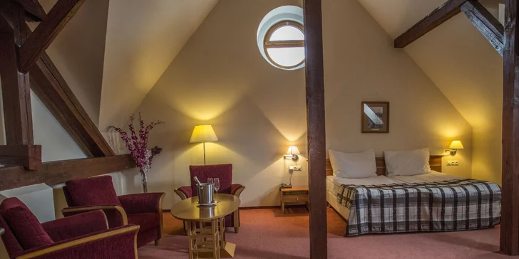 Relax v 4 * hoteli v historickom centre Tábora s wellness a skvelou polpenziou
