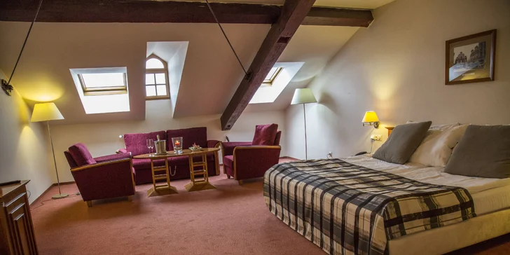 Relax v 4 * hoteli v historickom centre Tábora s wellness a skvelou polpenziou