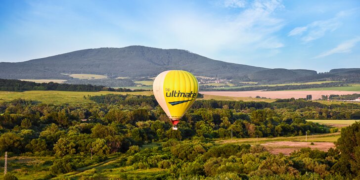 Vyhliadkový let balónom ponad Poprad a okolie