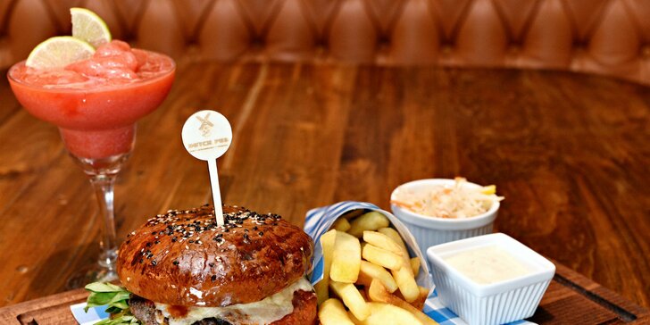 Rib-eye Burger z prémiového mäsa v srdci Prahy