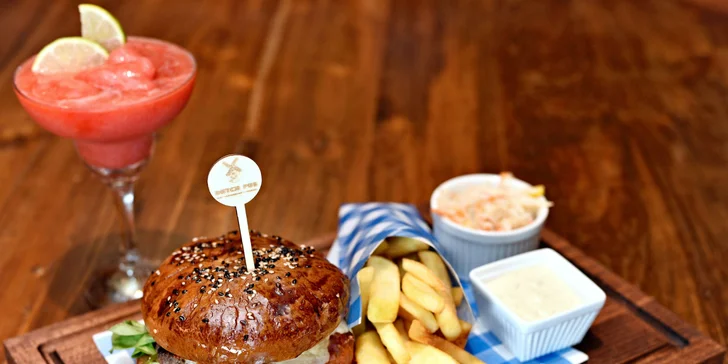 Rib-eye Burger z prémiového mäsa v srdci Prahy