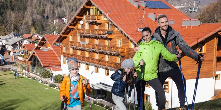 Skvelý pobyt s neobmedzeným vstupom do wellness v štýlovom hoteli Meta Szczyrk