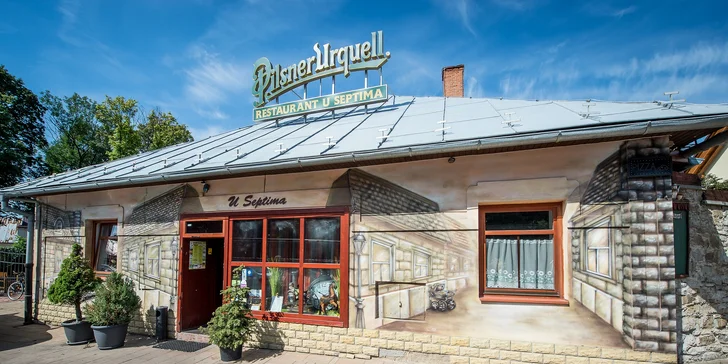 4-chodová romantická večera v Restaurant u Septima