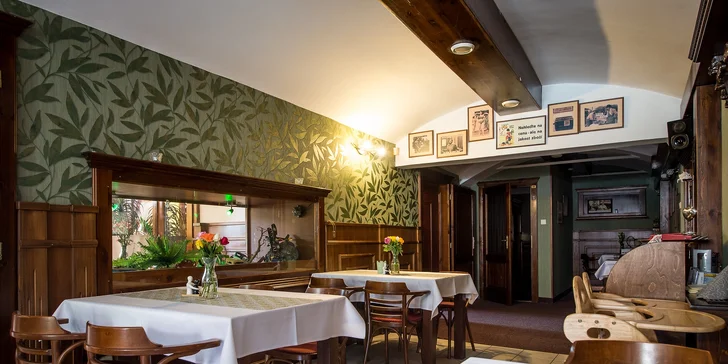 4-chodová romantická večera v Restaurant u Septima