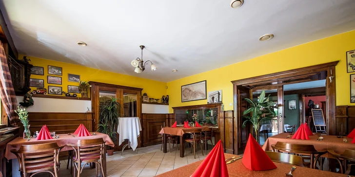 4-chodová romantická večera v Restaurant u Septima