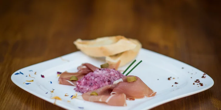 4-chodová romantická večera v Restaurant u Septima