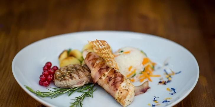 4-chodová romantická večera v Restaurant u Septima