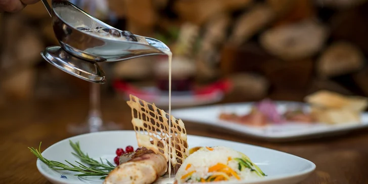 4-chodová romantická večera v Restaurant u Septima