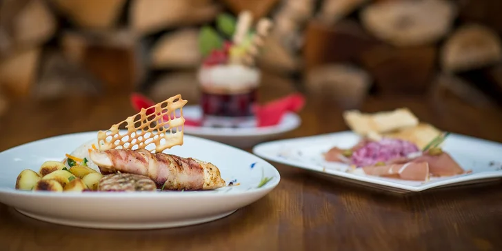 4-chodová romantická večera v Restaurant u Septima