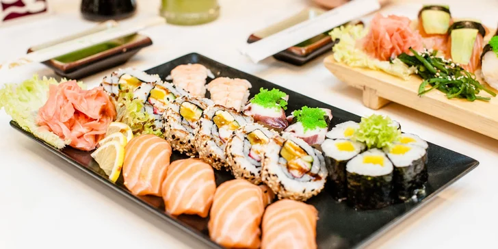 Sushi menu pre 1 alebo 2 osoby v Sushi Bare v Auparku