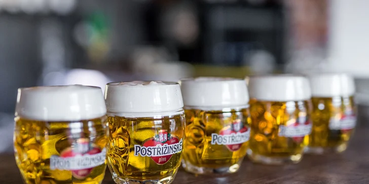 Nechajte si načapovať polliter kvalitného piva - na výber z 2 druhov!