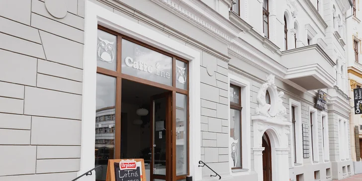 Raňajky a káva alebo drink s domácou tortou v Caffe Ine