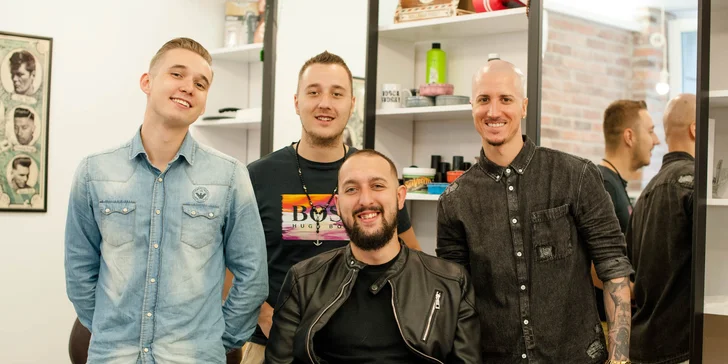 Strih a holenie aj s čistením pleti v Barber family