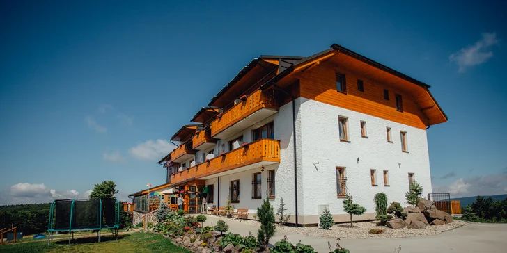 Rodinný pobyt s wellness v špičkovom penzióne Guldiner*** na hrebeni Kremnických vrchov