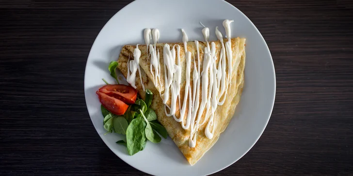 Palacinky, koláč či muffin a kávička v Grand caffe