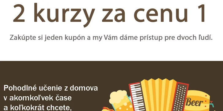 Ročný online kurz nemčiny + 1 prístup pre druhú osobu zdarma