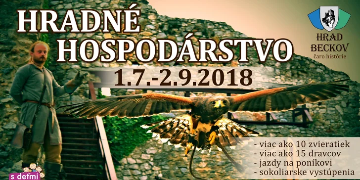 Vstup na hrad Beckov pre deti, dospelých aj celé rodiny