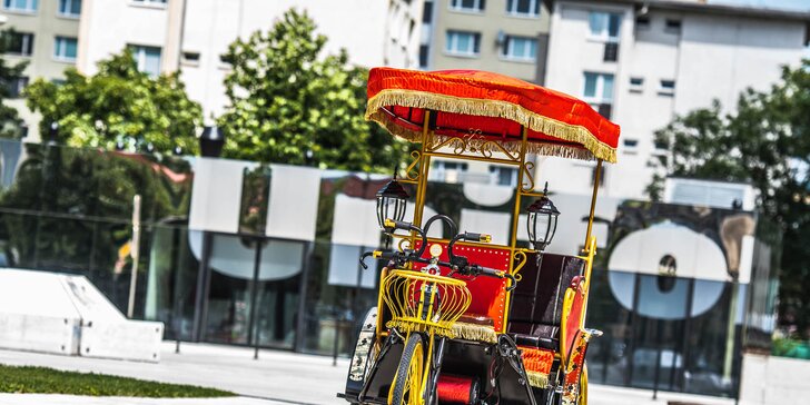Vyhliadková jazda na rikši po Košiciach