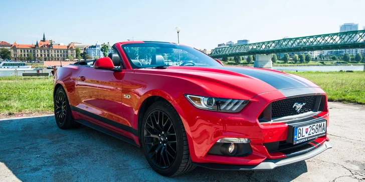 Až 3-hodinová jazda na FORDe MUSTANG 5.0 GT