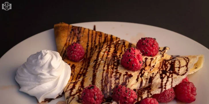 Palacinky, koláč či muffin a kávička v Grand caffe