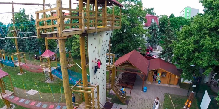 Zábavné atrakcie v Lanovom centre v Trnave pre celú rodinu!