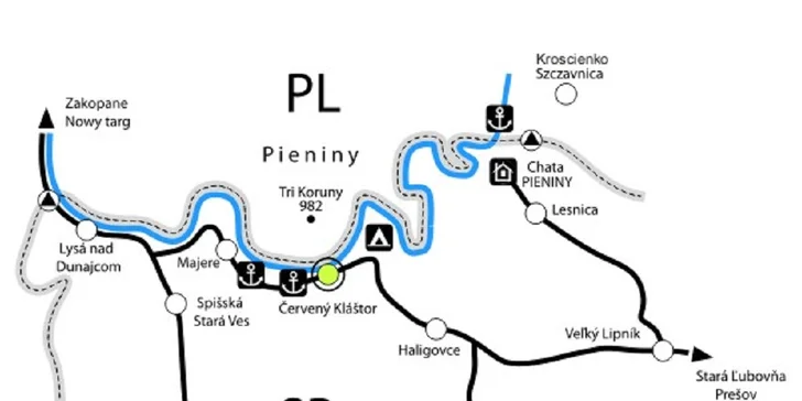 Vyberte sa na splav rieky Dunajec aj s inštruktorom!