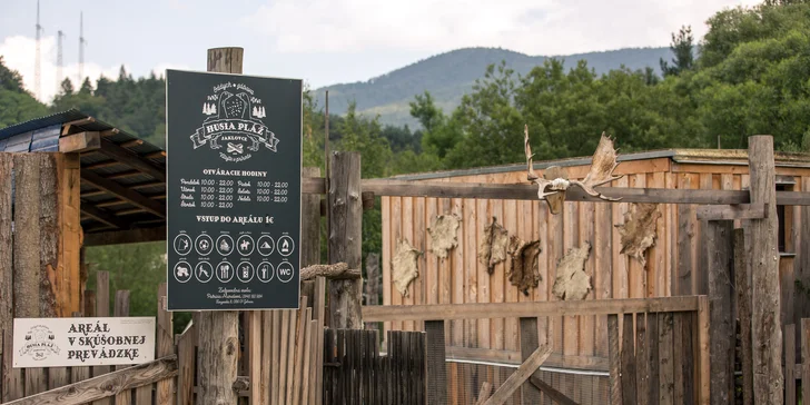 Vstup na Husiu pláž na Ružínskej priehrade
