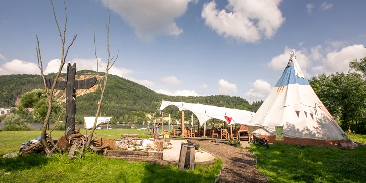 Vstup na Husiu pláž na Ružínskej priehrade