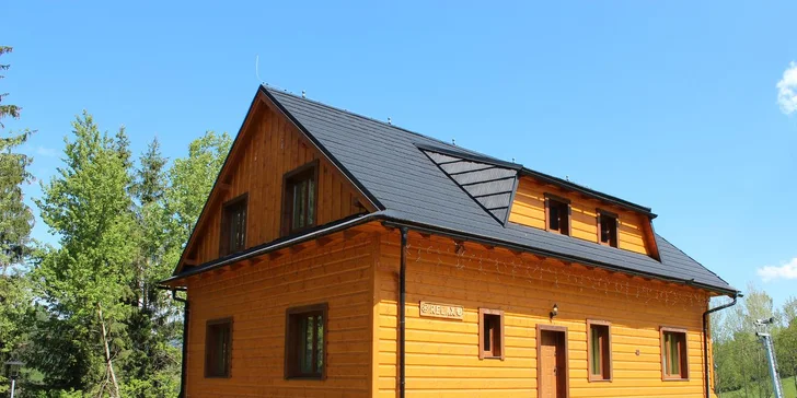 Jeseň v nadštandardne vybavených chatách v krásnom Oravskom prostredí