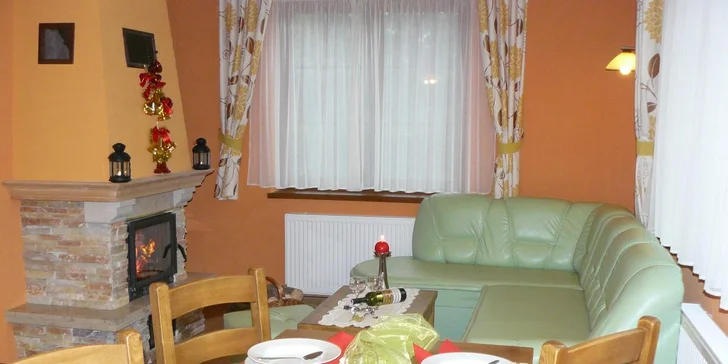 Jeseň v nadštandardne vybavených chatách v krásnom Oravskom prostredí